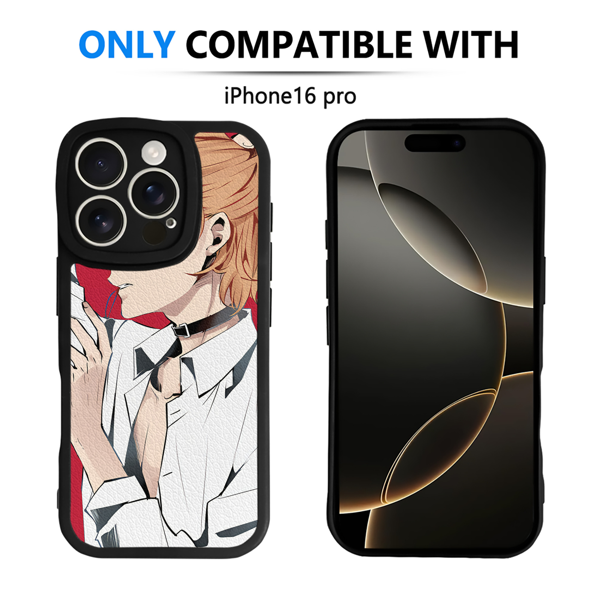 （画像用） 文豪ストレイドッグス Bungo Stray Dogs 【iPhone 16シリーズ対応】シリコンスマホケース（レザー調） 材質：シリコン